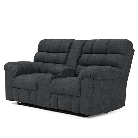 Wilhurst Marine Reclining Loveseat with Console