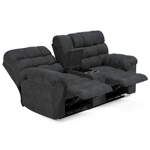 Wilhurst Marine Reclining Loveseat with Console