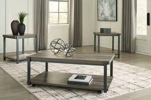 Wilmaden Gray Coffee and End Tables