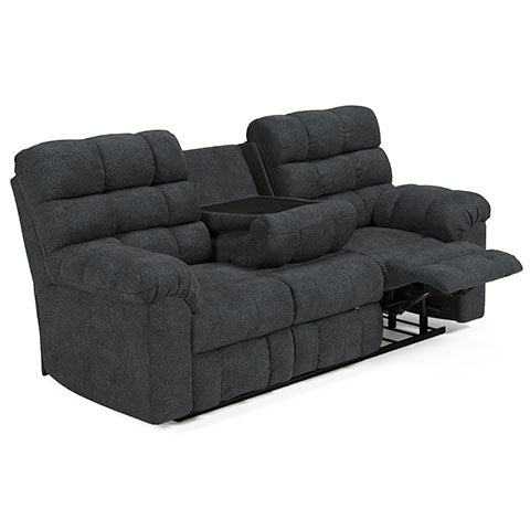 Wilhurst Marine Reclining Sofa with Drop Down Table