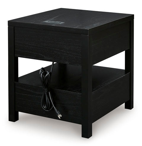 Winbardi Black End Table