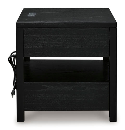 Winbardi Black End Table