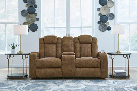 Wolfridge Brindle Power Reclining Loveseat