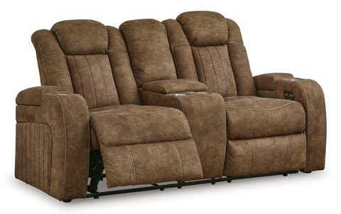 Wolfridge Brindle Power Reclining Loveseat