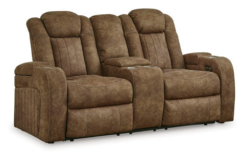 Wolfridge Brindle Power Reclining Loveseat