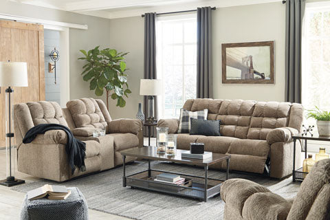 Workhorse Cocoa Power Reclining Sofa