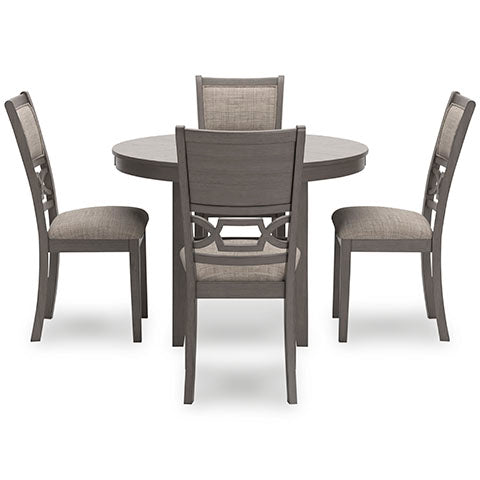 Wrenning Gray 5-pc Dining Table Set