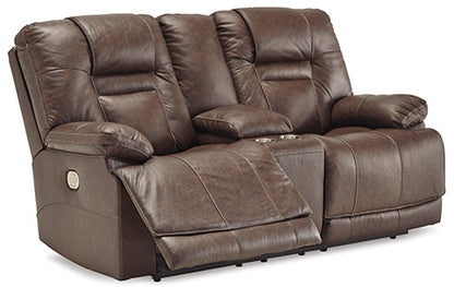 Wurstrow Umber Power Reclining Loveseat
