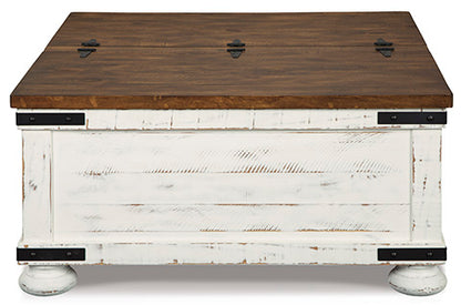 Wystfield White and Brown Coffee Table
