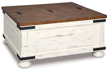 Wystfield White and Brown Coffee Table