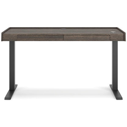 Zendex Dark Brown Adjustable Height Desk