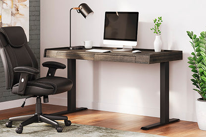 Zendex Dark Brown Adjustable Height Desk