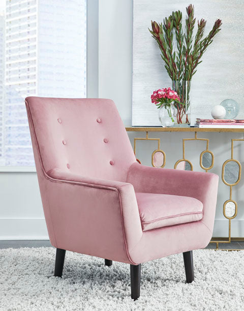 Zossen Pink Accent Chair